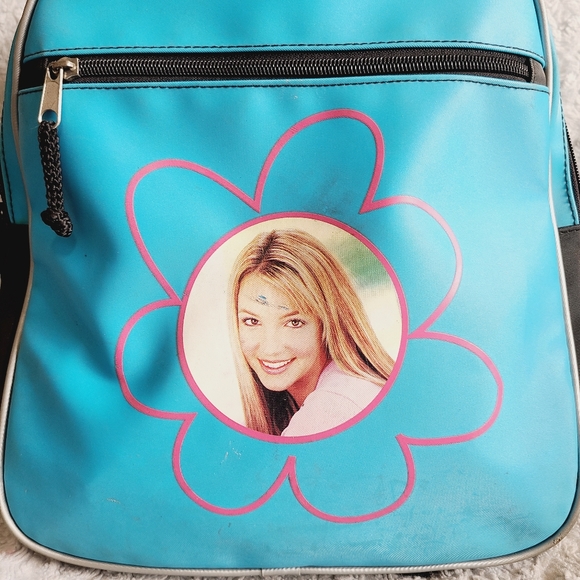 Britney Spears 2000's Blue Backpack - Picture 4 of 16